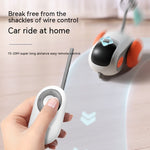 Automatic moving cat toy car with remote control