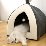 Cozy soft nest bed for cats and dogs