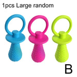Durable TPR rubber dog toy for chewing and teething