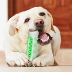 Rubber puppy dental chew toy for everyday oral hygiene