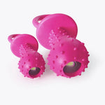 Rubber dog chew toy for puppies and teething dogs