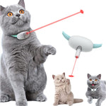 Smart automatic laser cat toy collar for interactive play
